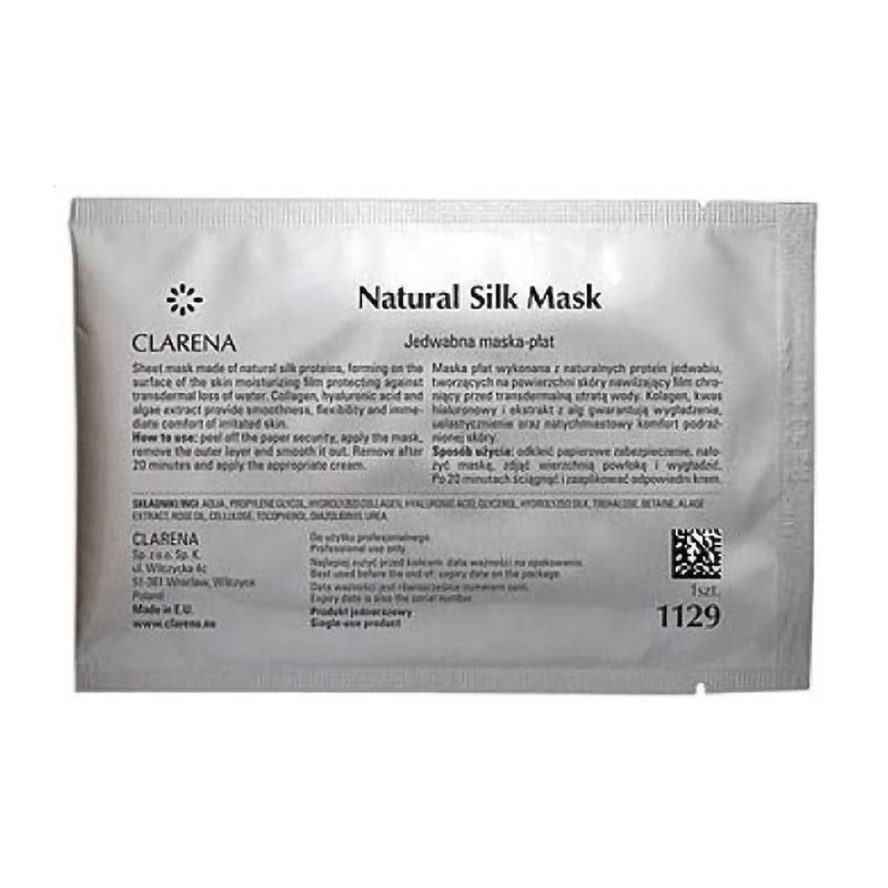 Тканинна маска для обличчя Clarena Natural Silk Mask, 1 шт